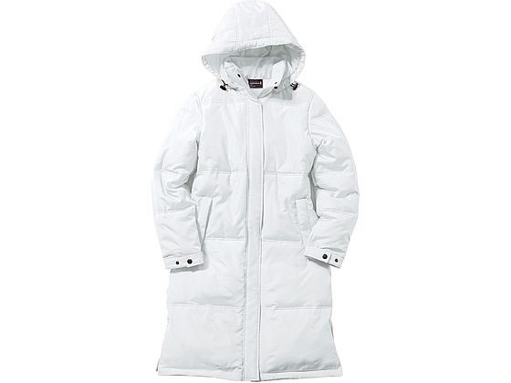 【ポイント10%バック★30日9:59迄】【お取り寄せ】ボンマックス ライトベンチコート ホワイト GF MJ0066-15 防寒コート 防寒服 ユニフォーム