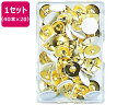 【ポイント2倍★19日20:00〜26日1:59迄】【お取り寄せ】ミツヤ 二重画鋲足長着色白 40本×20 TNL-01-WH 画鋲 ピン フック 掲示物留め ...