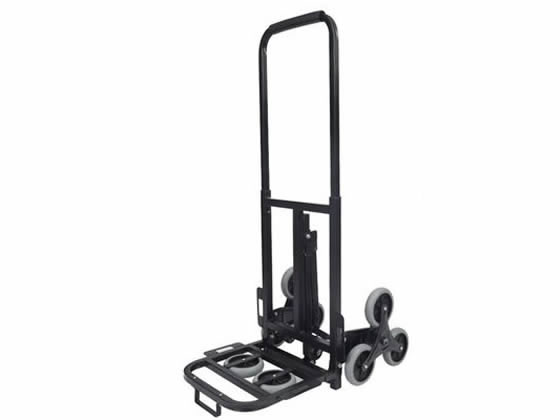 【レビュー投稿で100円OFFクーポン】送料無料 【お取り寄せ】THANKO 平地アシスト付き3輪階段のぼれるカート WHETRLSBK 折りたたみ台車 台車 カートラック 作業