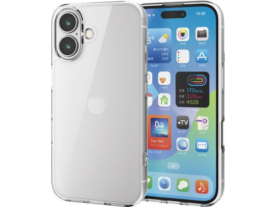 【お取り寄せ】エレコム iPhone16ケース ハイブリッド ホワイト PM-A24AMAG02WH スマートフォン用ケース カバー スマートフォン関連品 スマホ タブレット関連品
