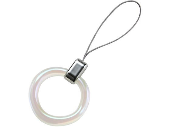 【レビュー投稿で100円OFFクーポン】【お取り寄せ】エレコム リングストラップ スマホ 落下防止 オーロラシルバー P-STFCRACR スマートフォン関連品 スマホ タブレット関連品