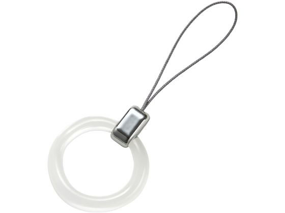 【レビュー投稿で100円OFFクーポン】【お取り寄せ】エレコム リングストラップ スマホ 落下防止 クリアシルバー P-STFCRSV スマートフォン関連品 スマホ タブレット関連品