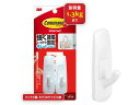 3M コマンドフック Mサイズ CM1MR 粘着フック 粘着タイプ掲示 掲示物留め 吊下げ POP 掲示