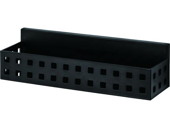 【レビュー投稿で100円OFFクーポン】【お取り寄せ】ライクイット マグネットスパイスラック ブラック Mag-On8050 棚 台 ラック メッシュ ワゴン 収納 厨房 キッチン テーブル