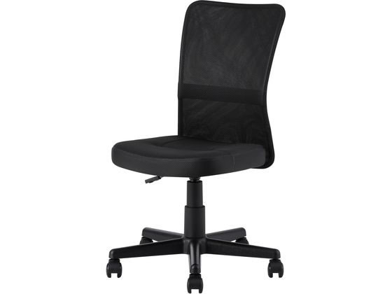 【マラソン限定★ポイント2倍】送料無料 アイリスオーヤマ メッシュバックチェア 肘なし ブラック OFC-MBR 肘なし メッシュチェア オフィスチェア オフィス家具