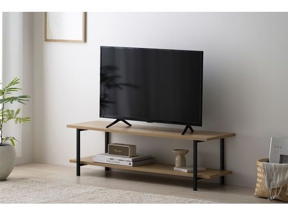 【レビュー投稿で100円OFFクーポン】送料無料【お取り寄せ】アイリスオーヤマ AVボード W1000mm ナチュラル ブラック HAB-1000 テレビ台 AV収納 オーディオ収納 収納家具 インテリア 収納 [2]