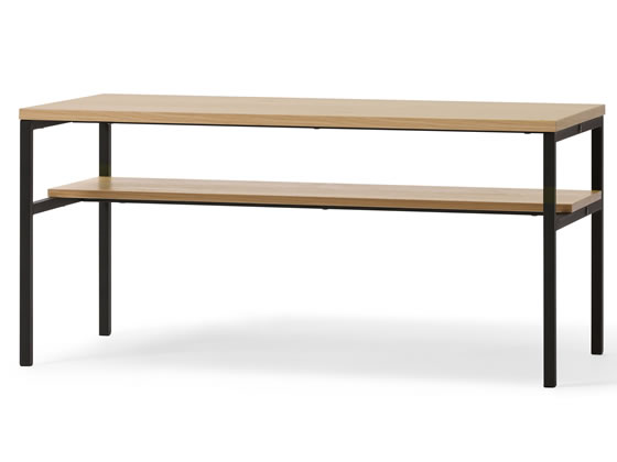 【レビュー投稿で100円OFFクーポン】送料無料【お取り寄せ】アイリスオーヤマ センターテーブル ナチュラル/ブラック HCT-800 ローテーブル テーブル リビング家具 インテリア