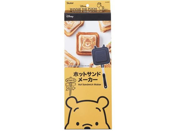 【ポイント2倍★22日20:00〜27日9:59迄】【お取り寄せ】スケーター アルミ製ホットサンドメーカー くまのプーさん ALHOS1 ホットサンド ワッフルメーカー スイーツメーカー キッチン家電 調理家電
