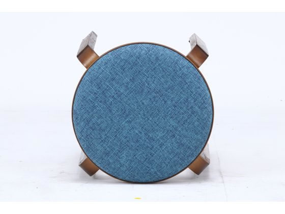 【マラソン限定★2000円クーポン&ポイント2倍】【メーカー直送】ファミリー・ライフ 布張り曲木スツール 同色4脚組 ブルー a3364520【代引不可】【お客様組立】スタッキングスツール 丸椅子 スツール オフィスチェア オフィス家具 [2]