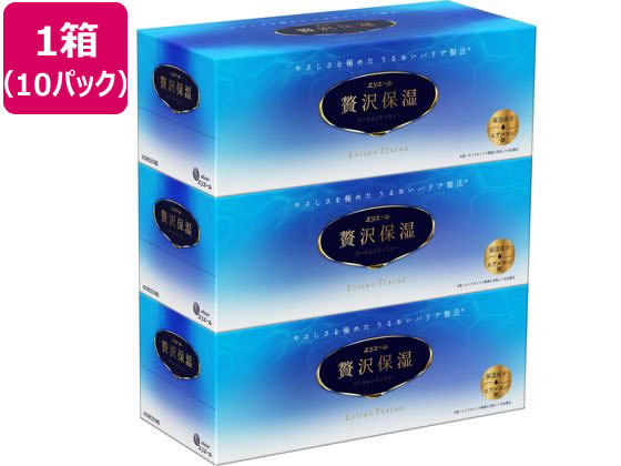 大王製紙/エリエール贅沢保湿 200組 3個×10パック 保湿ティッシュペーパー 紙製品のサムネイル