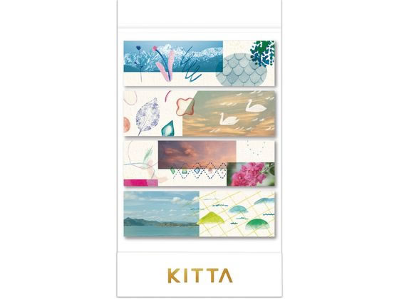 【レビュー投稿で100円OFFクーポン】キングジム キッタ(コラージュ) KIT073 デコレーション用マスキングテープ シールタイプ デコレーショングッズ