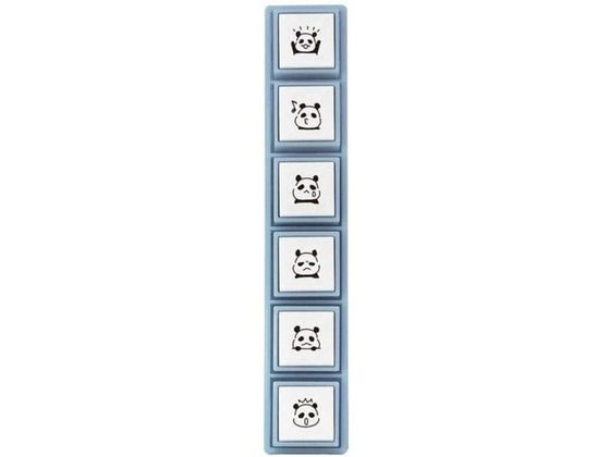 印章 - 【レビュー投稿で100円OFFクーポン】こどものかお ポチッとPick! パンダ 1802-004 スタンプタイプ デコレーションスタンプ スタンプ ネーム印