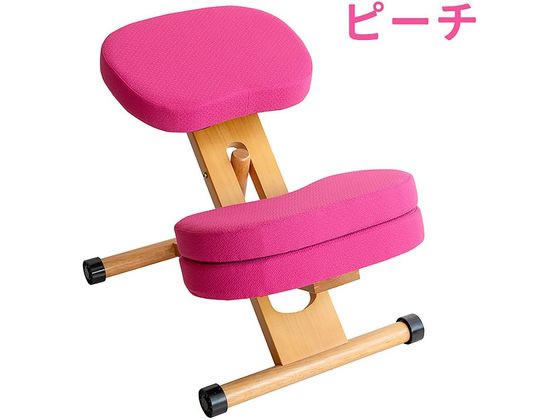 【店内全品ポイント2倍★28日9:59迄】【メーカー直送】宮武製作所 クッション付きプロポーションチェアキッズ ピーチ【代引不可】【お客様組立】 ダイニングチェア ソファー イス リビング 家具