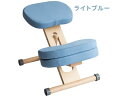【メーカー直送】宮武製作所 クッション付きプロポーションチェアキッズ ナチュラルライトブルー【代引不可】【お客様組立】 ダイニングチェア ソファ イス リビング家具 インテリア