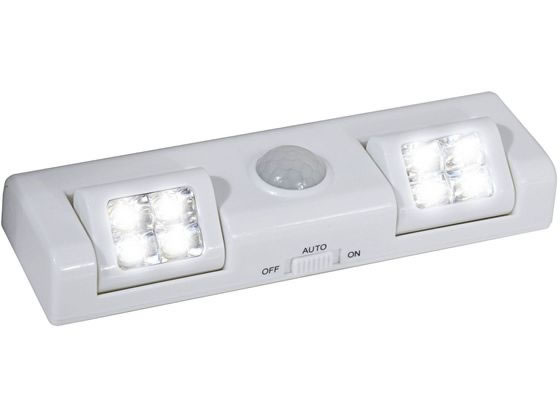 【レビュー投稿で100円OFFクーポン】【お取り寄せ】トレードワン どこでもセンサーライト 角ピカ WH 10423 足元灯 フットライト 照明器具 ライト 家電