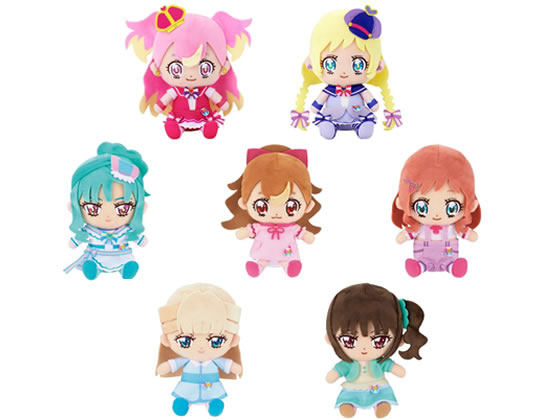 プライズ品 キミとアイドルプリキュア 4種ぬいぐるみセット 約
