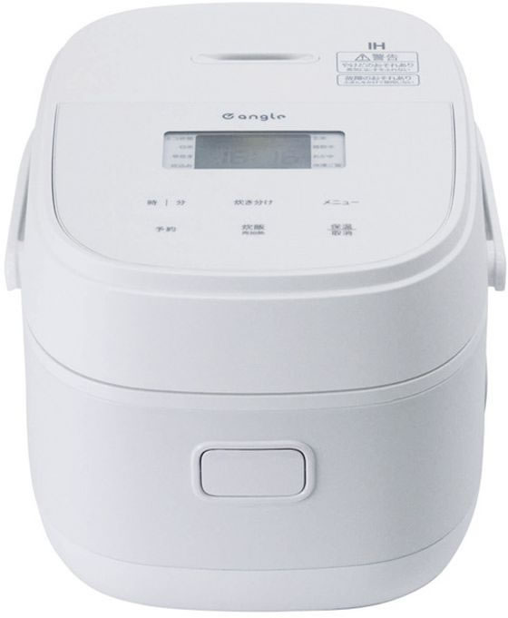 e angle IH炊飯ジャー(3合炊き) ホワイト ANGV-RCI05-A-Wの商品画像