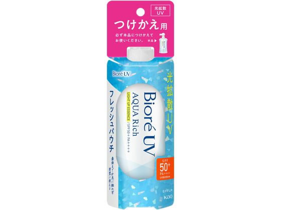 KAO ビオレUVアクアリッチ ライトアップエッセンス フレッシュパウチ 120g 替え UVカット 日やけ止め サンケア UVケア スキンケア