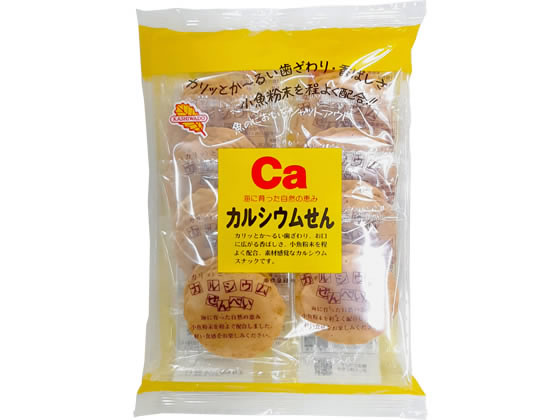 【ブラックフライデー限定★27日9:59迄店内ポイント2倍】かしわ堂 カルシウムせん 3枚×8小袋 煎餅 おかき お菓子