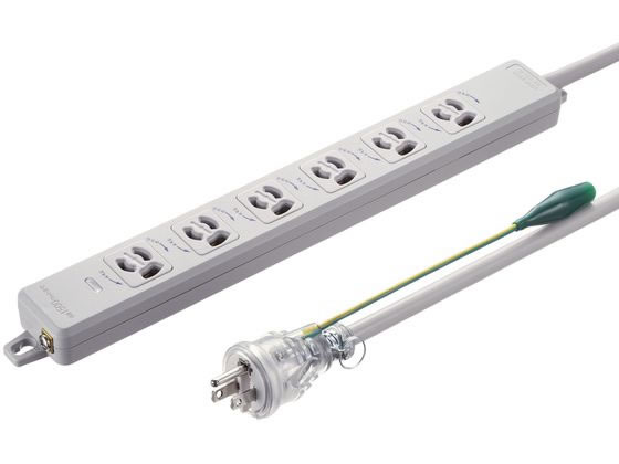 【レビュー投稿で100円OFFクーポン】【お取り寄せ】サンワサプライ ポッキンプラグ付き電源タップ 3m TAP-PP36-3 コード付き電源タップ3ピン 電源タップ OAタップ 配線パーツ 家電