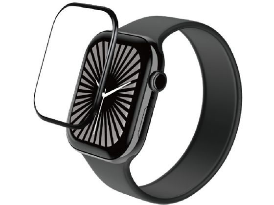 【ブラックフライデー限定★27日9:59迄店内ポイント2倍】【お取り寄せ】エレコム アップルウォッチ 42mm ガラスフィルム 指紋防止 AW-24BFLGGR スマートウォッチ関連品 時計
