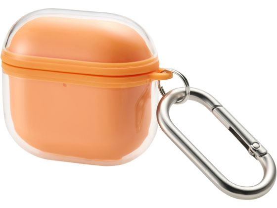 【ブラックフライデー限定★27日9:59迄店内ポイント2倍】【お取り寄せ】エレコム AirPods 第4世代 ソフトケース オレンジ AVA-AP06AIR2DR スマートフォン用ケース カバー スマートフォン関連品 スマホ タブレット関連品