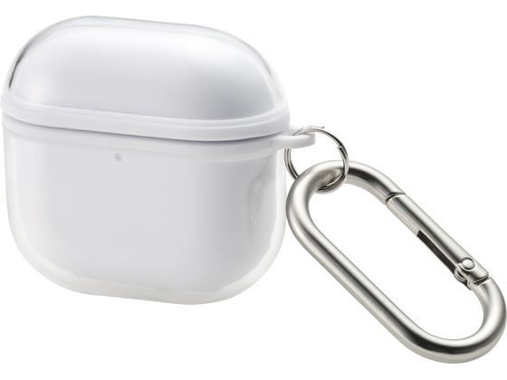 【ブラックフライデー限定★27日9:59迄店内ポイント2倍】【お取り寄せ】エレコム AirPods 第4世代 ソフトケース ホワイト AVA-AP06AIR2W...