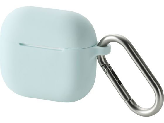 【ブラックフライデー限定★27日9:59迄店内ポイント2倍】【お取り寄せ】エレコム AirPods 第4世代 シリコンケース ブルー AVA-AP06SCBU ...