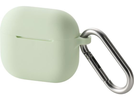 【ブラックフライデー限定★27日9:59迄店内ポイント2倍】【お取り寄せ】エレコム AirPods 第4世代 シリコンケース グリーン AVA-AP06SCGN...