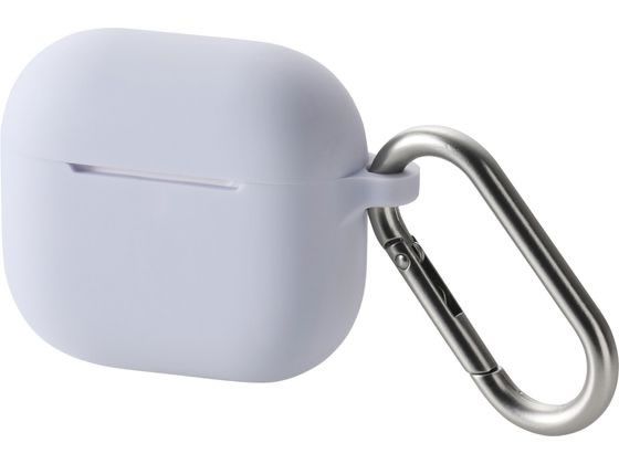 【ブラックフライデー限定★27日9:59迄店内ポイント2倍】【お取り寄せ】エレコム AirPods 第4世代 シリコンケース パープル AVA-AP06SCPU...