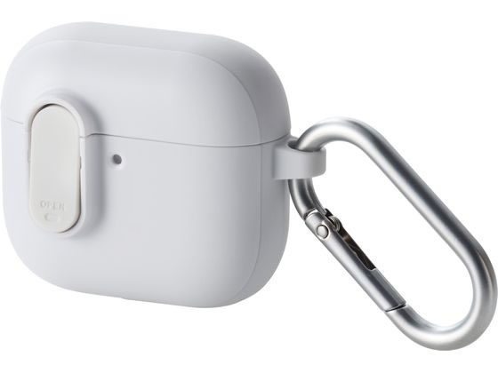 【ブラックフライデー限定★27日9:59迄店内ポイント2倍】【お取り寄せ】エレコム AirPods 第4世代 耐衝撃ケース ホワイト AVA-AP06TSLWH...