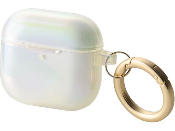 【ブラックフライデー限定★27日9:59迄店内ポイント2倍】【お取り寄せ】エレコム AirPods 第4世代 ソフトケース オーロラ AVA-AP06UCACR...