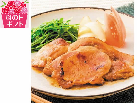 【予約受付中】母の日 2025 送料無料 サンショク さくらポークロース味噌漬け 8枚入り【5/7(水)〜5/11(日)お届け(日付・時間指定不可)】※予約4/22迄 肉 肉加工品 贈り物 贈りもの メッセージカード付き 感謝 もらってうれしい 50代 60代 70代 80代 義母