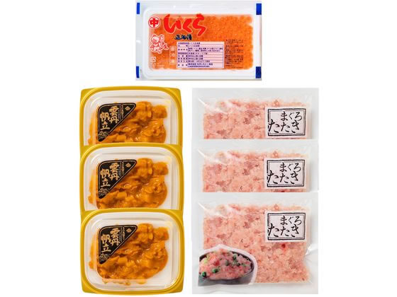 【予約受付中】母の日 2025 送料無料 北海道いくら・うにほたて・まぐろたたき C【5/7(水)〜5/11(日)お届け(日付・時間指定不可)】※予約4/22迄 海鮮 うなぎ 贈り物 贈りもの メッセージカード付き 感謝 もらってうれしい 50代 60代 70代 80代 義母