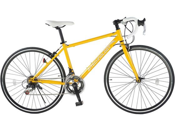 【メーカー直送】21Technology ロードバイク 700C イエロー 700c-yellow【代引不可】【お客様組立】 ロードバイク スポーツバイク 自転車 アウトドア