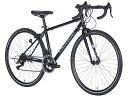 【レビュー投稿で100円OFFクーポン】【メーカー直送】21Technology ロードバイク 700C ブラック 700c-black【代引不可】【お客様組立】ロードバイク スポーツバイク 自転車 アウトドア