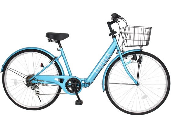 【メーカー直送】21Technology シティサイクル CT266 ライトブルー ct266-ltblue【代引不可】【お客様組立】 シティサイクル 電動アシストなし 自転車 アウトドア