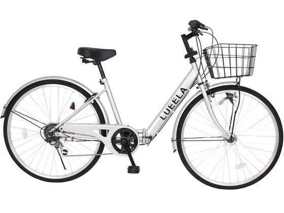 【メーカー直送】21Technology シティサイクル CTA266 ピュアシルバー【代引不可】【お客様組立】 シティサイクル 電動アシストなし 自転車 アウトドア