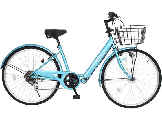 【メーカー直送】21Technology シティサイクル CTA266 ライトブルー cta266-ltblue【代引不可】【お客様組立】 シティサイクル 電動アシストなし 自転車 アウトドア