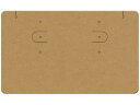 【店内全品ポイント2倍★16日9:59迄】 【お取り寄せ】ササガワ ピアスイヤリングネックレス台紙 クラフト名刺15枚×5 19-2441 アクセサリースタンド...