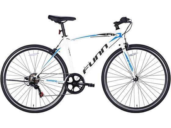 【レビュー投稿で100円OFFクーポン】【メーカー直送】21Technology クロスバイク GT100 ホワイト ブルー【代引不可】【お客様組立】クロスバイク スポーツバイク 自転車 アウトドア