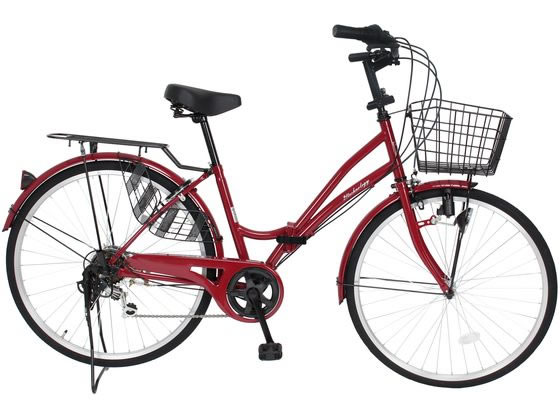 【メーカー直送】21Technology シティサイクル MC266 ロゼ mc266-rose【代引不可】【お客様組立】 シティサイクル 電動アシストなし 自転車 アウトドア