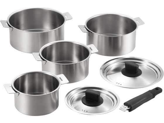 【楽天スーパーSALE限定★ポイント2倍＆2,000円クーポン】【お取り寄せ】丸山技研 SE-28 創燕 ハンドル着脱式鍋 4点セット 605741 パン 鍋 ケトル 調理道具 キッチン雑貨