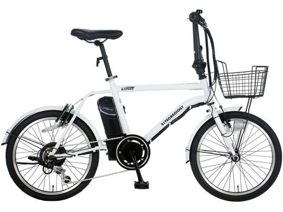 【ブラックフライデー限定★27日9:59迄店内ポイント2倍】【メーカー直送】21Technology 電動アシスト自転車 DASK206 ホワイト【代引不可】【...