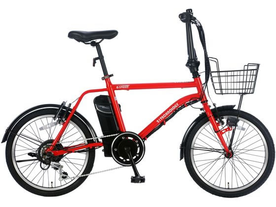 【ブラックフライデー限定★27日9:59迄店内ポイント2倍】【メーカー直送】21Technology 電動アシスト自転車 DASK206 レッド【代引不可】【お...