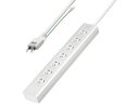 【お取り寄せ】サンワサプライ 抜け止めシャッタータップ 3P7個口5m TAP-F37SH-5SR