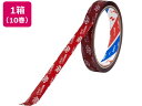 ニチバン セロテープ ストアテープ 15mm×35m 花ビラ 赤 10巻 ST-7 装飾テープ 包装紙 包装用品 ラッピング(3)
