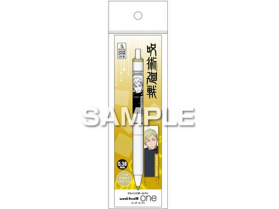 【商品説明】新技術ビーズパック顔料を使用した新インクで、一層色濃い文字が書け、　記憶に残りやすい効果が実証されたゲルインクボールペンです。この商品は日本国外での販売は許諾されておりませんFOR　SALE　ONLY　IN　JAPANMADE　IN　JAPAN【仕様】●サイズ：全長139．5mm（最大軸径10．5mm）●入数：1本●ボール径：0．38mm●インク色：アボカドグリーン【備考】※メーカーの都合により、パッケージ・仕様等は予告なく変更になる場合がございます。【検索用キーワード】ヒサゴ　HISAGO　ひさご　ヒサゴ　hisago　呪術廻戦ユニボールワン　呪術廻戦　七海建人　ジュジュツカイセン　ユニボールワン　ナナミケント　Jujutsu　Kaisen　Kento　Nanami　Ballpoint　Pen　ユニボールワン　0．38mm　038mm　uni−ball　one　ボールペン　ゲルインクボールペン　R328KT軸にTVアニメ　『呪術廻戦』のキャラがデザインされたゲルインクボールペンです。