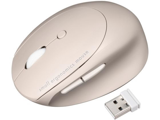 【レビュー投稿で100円OFFクーポン】サンワサプライ 静音ワイヤレス小型エルゴノミクスマウス MA-EWBS522BG マウス キーボード 入力機器 パソコン 家電