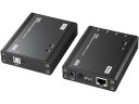 【マラソン限定★2000円クーポン&ポイント2倍】【お取り寄せ】サンワサプライ USB2.0エクステンダー(100m延長・4ポート) USB-EXSET4 パー...